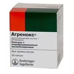 Agrenox modificētās atbrīvošanās kapsulas