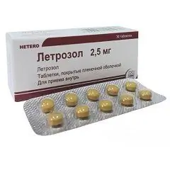 Filmdrasjerte tabletter, Letrozole