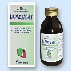 Solution for topical application Maraslavin