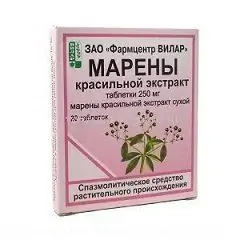 Marena tabletten kleurstof extract