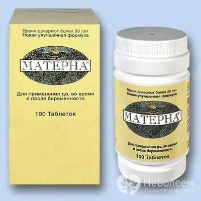 Mineral- og vitaminkompleks Materna