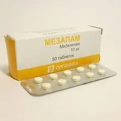 Mezapam - Gebrauchsanweisung, Indikationen, Dosierungen, Analoga