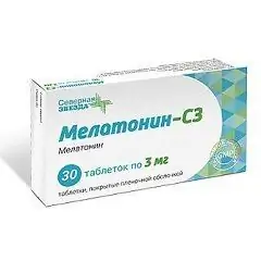 Tablet berlapis film, Melatonin-SZ