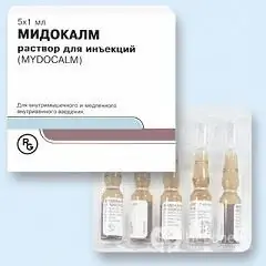 Injections de Mydocalm