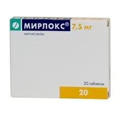 Comprimidos de Mirlox 7,5 mg