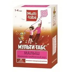 Tablet kunyah Multi-tab Malysh