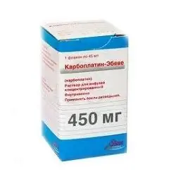 Karboplatin-Ebeve - Használati Utasítások, Indikációk, Dózisok, Analógok