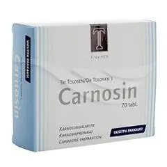 Carnosine - Anmeldelser, Instruksjoner, Indikasjoner