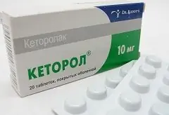 Ketorol - Instructions, Application, Contre-indications