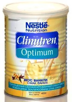 Clinutren Optimum - инструкции за употреба, показания, дози, аналози