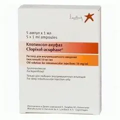 Solución para administración intramuscular (i / m) (aceite) Klopiksol-Akufaz