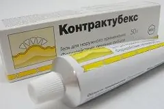 Gel for external use Kontraktubex