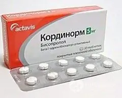 5 mg Cordinorm dozė