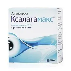 Očné kvapky 0,005% Xalatamax