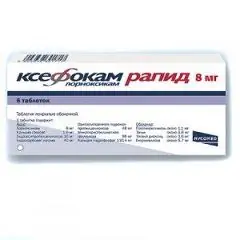 Filmomhulde tabletten, Ksefokam Rapid