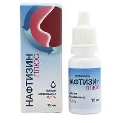 Nasal drops Naphtizin plus