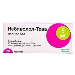 Таблетки Nebivolol-Teva