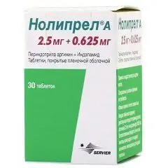 Film-coated tablets, Noliprel A