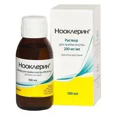 Penyelesaian oral Nooclerin 20%