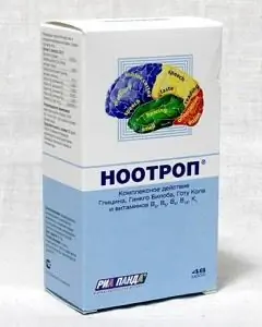 Nootropic Tabletták - Utasítások, összetétel, Vélemények