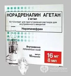 Concentrate Norepinephrine Agetan