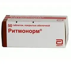 Film-coated tablets, Ritmonorm