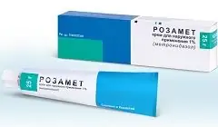 Cream for external use 1% Rosamet