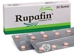 Rupafin doseringsform - tabletter