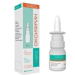 Dosed nasal spray Oxyfrin