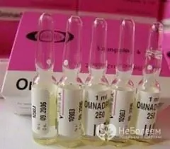 Omnadren dosage form - solution for injection