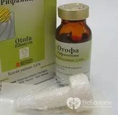 Forma de dosificación de la droga Otofa - gotas para los oídos