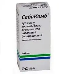 Aerossol para inalação de dose medida SabaKomb