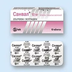 Film-coated tablets, Sanval 10 mg