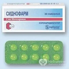 Sydnopharm-tabletten