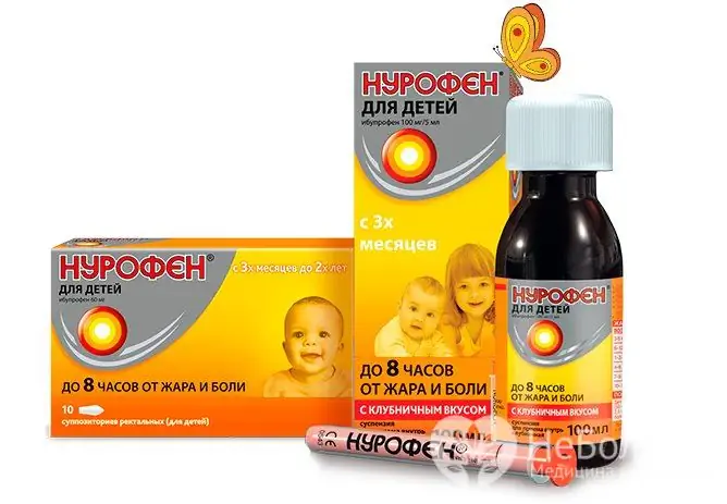 Nurofen is an antipyretic that can be used in children