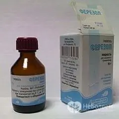 Feresol in a bottle