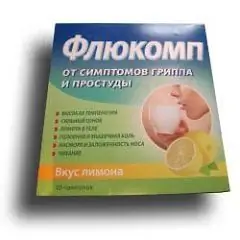 Powder for preparation of oral solution Flucomp