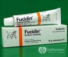 Fucidin i et rør