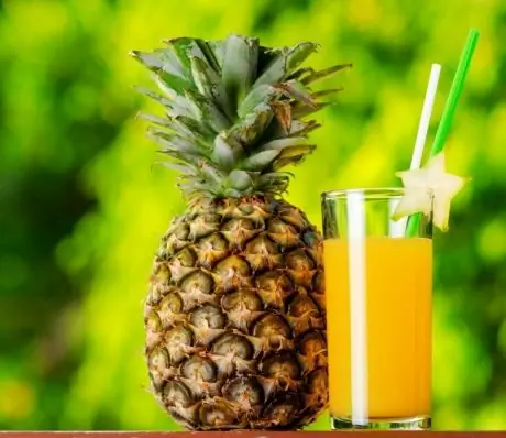 Jugo De Piña: Contenido Calórico, Propiedades útiles, Valor Nutricional, Vitaminas