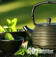 La cantidad de calorías en el té: 3-5 kcal por 100 ml