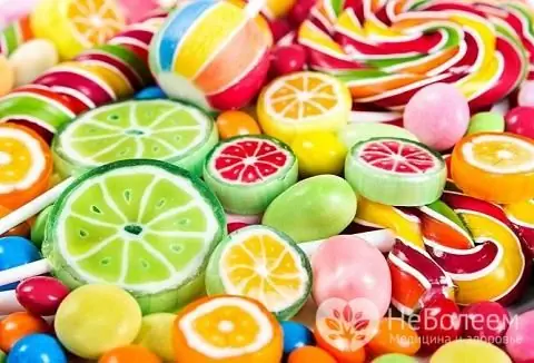 Con hiperglucemia, se deben desechar los dulces y los productos de confitería