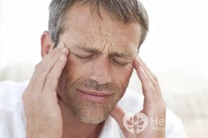 Headache is the main and sometimes the only sign of essential hypertension