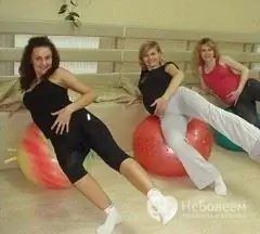 A set of exercises for pregnant women