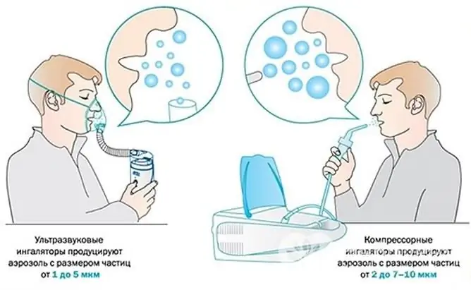 La scelta del tipo di inalatore è determinata dallo scopo del suo utilizzo