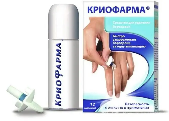 Cryopharma on külmutava toimega toode