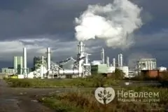 Industrial emissions affect the environment and human health