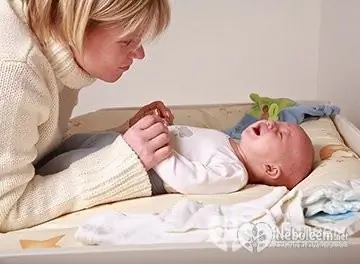 Why does one month old baby sleep badly?