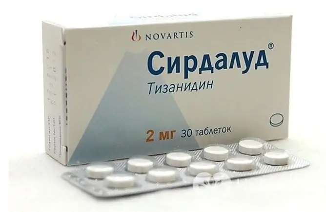 Sirdalud is a drug belonging to the group of muscle relaxants