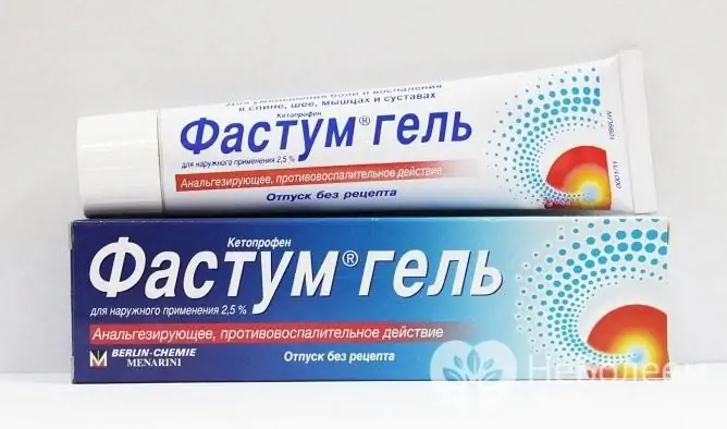 Fastum gel - perengsa tempatan