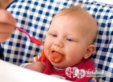 Balanced feeding of the baby at 9 months